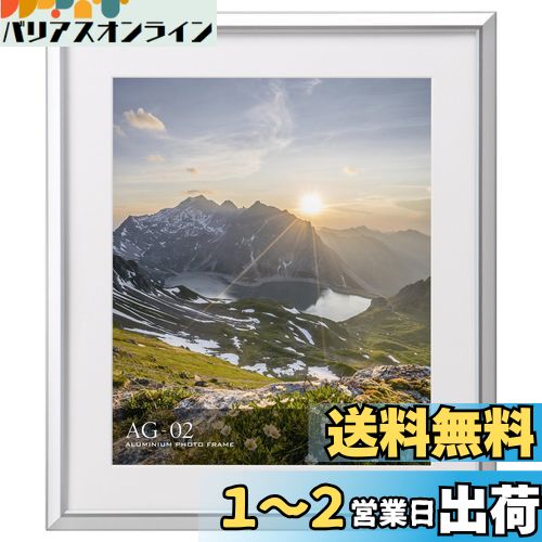 ハクバ HAKUBA 額縁 アルミ AG-02 4切 シルバー FAG2-SV4