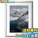ハクバ HAKUBA 額縁 アルミ AG-02 A4 スタンド付 シルバー FAG2-SVA4