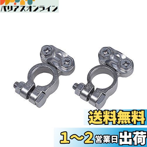 エーモン(amon) バッテリーターミナル C・D・E・F・G・H記号バッテリー用 錆び防止特殊メッキ仕上げ 8852