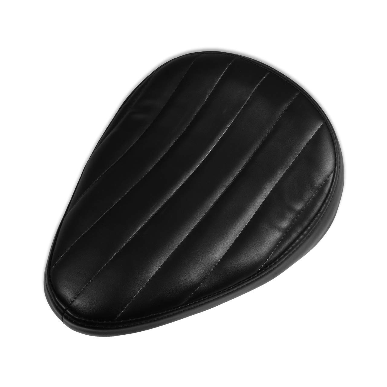 Karun オートバイスリムソロシートユニバーサルレザーロープロファイルクッション用クルーザーボバーチョッパーFORハーレーFOR ホンダFORヤマハFORスズキFORカワサキ