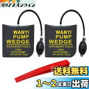 WANYIG エアーインフレーター ドアロック解除補助 2点セットエアーウエッジ 強度TPU製品 エアージャッキ 車 ジャッキ 300KG対応 ドアロック解除ツ...