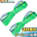 HELIX スリングベルト 【2本セット】 1m 幅50mm 使用荷重2000kg ナイロンスリング 吊上げ 牽引 ヘリックス 2T 日本語説明書付き