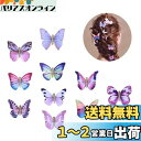 蝶 ヘアピン 10個セット ヘアクリップ 可愛い ダッカール 髪飾り 髪留め ヘアアクセサリー パーティー レディース ランダム色 (10個セット)