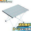 iClimb アウトドアテーブル ミニローテーブル キャンプ テーブル 折畳テーブルアルミ製 耐荷重30kg 超軽量 コンパクトソロキャンプ BBQ 登山 ツーリング 収納袋付き (シルバー-L)