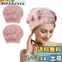 Toplive タオルキャップ ヘアドライキャップ 2枚組 ドライキャップ 速乾 吸水 ヘアドライタオル 髪タオル シャワーキャップ お風呂 洗顔 ジム 蝶結び...