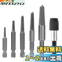 Kimlonton 六角軸ネジ取りビット ネジ抽出器セット 潰れたネジ取り 破損したボルト ネジ取り出し 折れたボルト抜き ネジ抜き取り工具 ネジはずしビット ...