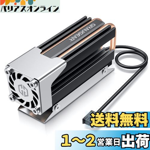 GRAUGEAR M.2 2280 SSDҡȥ ߥ˥ 25mmι®PWMե ĤνƼΥҡȥѥ ¿ؤΥҡȥ...