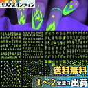 LANODO 9枚 ネイルシール アルファベット 3D 英字 英語 夜光 アルファベット 綺麗です ネイルステッカー DIY (0974)