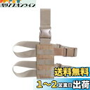 EXDUCT レッグホルスター プラットホーム マグポーチキャリアー パネル モール対応 ナイロン サバイバルゲーム サバゲー タクティカルギア ベージュ