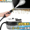 QuiExact スチームクリーナー 高温 高圧 蒸気洗浄機 2500W 110V 6段階調整 105度 消毒 除菌 ダニ駆除 大容量 台所/キッチン/エアコン/油煙/油汚れ/洗濯機/カー/ホテル 日本語説明書 (ホワイト)