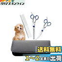 YINKE ペット用 トリミング ハサミ 犬用グルーミングはさみ ペットトリミングセット 安全性高い ペット用はさみ 中・小型犬 猫美容用 4点セット 美容工具...