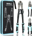 SHALL 3PC ボルトクリッパー 多用途 ワイヤーカッター 強力切断 チェーンカッター 350mmヘビーデューティボルトカッター、210mmミニボルトカッター、210mmワイヤーロープカッター