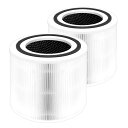 2枚入り空気清浄機 Core 300/Core 300S/Core P350 用 交換フィルター, 採用したHEPAフィルターにより,集塵・脱臭・除菌・花粉吸収...