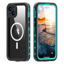 iPhone 15 Plus ケース 完全防水 ストラップ付き 防水ケース カバー クリア 透明 アイフォン15プラス 全面カバー 頑丈 耐衝撃 フェイスID認証 Qi充電対応 液晶画面保護フィルム アウトドア,ブルー