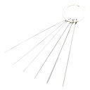 ホーザン(HOZAN) ノズル掃除針セット 線径:φ0.2mm/φ0.3mm/φ0.4mm/φ0.6mm/φ0.8mm/φ1.0mm HG-5 ノズル孔などのメ...