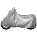 【送料無料】INFIMO (大阪繊維資材) 鍵穴付タフタバイクカバー 軽くて扱いやすい、シンプルカバー シルバー Lサイズ IMA91103