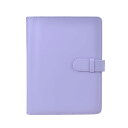【送料無料】HIYQIN アルバム、 mini 99/EVO/12/11/9/8/8+/7/25/90適用 3寸写真128枚収納 大容量アルバム 名刺・キャッシュカードも収納可能 PUレザー 純色(パープル)