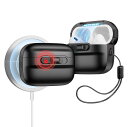 【送料無料】ESR AirPods Pro2 ケース MagSafe対応 AirPods Pro 第2世代 / 第1世代 (2023/2022/2019) 共通 USB-C/Lightningケーブル対応 マグネット蓋ロック 耐衝撃 ランヤード付き 落下保護カバー 衝撃吸収 Pulseシリーズ ブラック