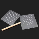 Renjzle レザークラフト刻印 レザークラフト用 刻印シート 革 工具セット打ち具 アルファベット打ち具