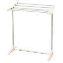 【送料無料】ベストコ ステンレス タオル掛け タオルスタンド 幅51.5×奥行30×高さ59.5cm ライトグレー NY-280