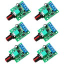 【送料無料】KASELIN PWM コントローラ モーターコントローラー モータースピードコントローラー スピードコントロールスイッチ PWMモータ速度制御装置 1.8V 3V 5V 6V 12V 2A 速度制御 モーターの速度を調整する DIY手作りおもちゃ 6個