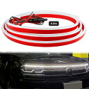 【送料無料】GZRUICA LED テープ フードライト LEDテープライト 車用 防水 側面発光 極薄型 シリコン 流れる LEDテープ ボンネットライト デ...