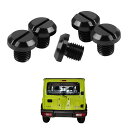 【送料無料】YFFSFDC ジムニー バックドアボルト M10 x 1.25 正ネジ ジムニー 化粧ボルト スペアタイヤレスキャップ アルミ製 バイクミラー ミラーホールカバーキャップ バイミラーホールカバー 5個入り
