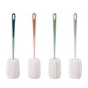 Lurrose カップ ブラシ スポンジ コップ洗い ボトル洗い マグボトル洗い 水筒 掛け可能 キッチンクリーニング 4本セット (ホワイト+ブルー+緑+ピン...