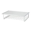 【送料無料】HEIAN SHINDO レンジ上ラック マットホワイト 幅46cm 奥行29.5cm 高さ11cm 耐荷重10kg REW-1 平安伸銅工業