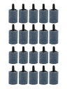 TAORAYO エアーストーン セット 円筒形エアストーン 15*25mm 水槽酸素石 空気石 酸素を出す石 エアストーン 気泡ディフューザー バブルメイト ミ...