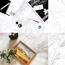 【送料無料】Selens 両面背景紙 バックペーパー ペーパーシート 写真撮影背景紙 木目 大理石 コンクリート 57x87cm 商品撮影 雑誌 美食 飾り物撮影など 大理石(白い)