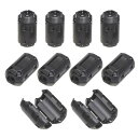 KAUMO フェライトコア φ7mm 耐高温 耐腐食 耐摩耗性 ノイズフィルター ノイズ吸収 (φ7mm 10個パック)