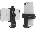 【送料無料】360°回転 角度調整 三脚 一脚 用 スマホホルダー スマートフォン クリップ ホルダ スマホ モノポッド トライポッド ブラケット アタッチメント アダプター Type:NML