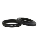 Haoge LH-X49B 2イン1 メタル 超薄型レンズフード、アダプタリングセット付、for Fuji FinePix X70 X100 X100S X10...