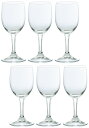 【送料無料】アデリア(ADERIA) Aライン ワイングラス 220ml 6個入 日本製 おしゃれ 赤用 ?酒杯 白 テイスティング スタイリッシュ 飲食店 レストラン ホテル バー バンケット 業務用 家庭用 L6831