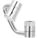 【送料無料】Yllnioos 蛇口 シャワー 節水 泡沫器 首振り シャワー蛇口 水栓 ノズル 先端 スパウト 交換 キッチンシャワー (1080度回転)