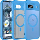 BESINPO Google Pixel 8a ケース 【ガラスフィルム付き・MagSafe対応】 Pixel 8a ケース マグネット搭載 マグセーフ対応 黄...