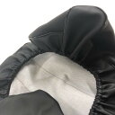 スズキ アドレスV100 (CE11A CE13A) 黒 専用設計 シートカバー 被せる 強力ゴムタイプ 日本製(厚手生地)【生地色:黒/パイピング色:前後 黒...