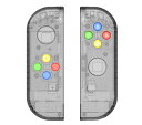 ZOYUBS Switch ニンテンドースイッチ Joy-Con カラー置換ケース代わりケース 外殻 Switch Joy-Con 交換ケース ボタンカバー付 アナログスティックカバー+ボタンカバー ABXYボタン 方向ボタン 保護カバー 改造 修理 着せ替えケース カバー ニンテンドー スイッチジョイコ