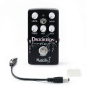 Musiclily Pro Distortion ディストーションギターエフェクター DC 9V アダプター電源エレキギター/ベース用トゥルーバイパス