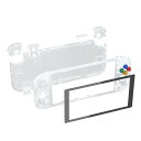 eXtremeRate switch liteに対応用クリア素材のDIY互換するケースシェル、任天堂switchライトコントローラー修理キットハウジング/スクリーンフィルム付き、switchライトに対応用カスタムケースカバー【クリア】