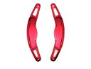 EVOGEAR 社外品 MINI 専用 パドルシフトカバー パドルシフトエクステンション ミニ MINI 3ドア F56 5ドア F55 クラブマン F54 ジョンクーパーワークス F56 F54 F57 F60 パドル シフト カバー エクステンション アクセサリー 拡張パドルシフト カスタム パーツ (赤)