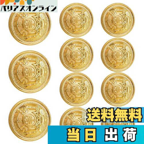 【送料無料】KDSSYFT アンティークメタルボタン ブレザー スーツ 袖口 スカジュアル 軽量 ボタンセット 修理交換 ゴールド ブレザー用 洋服用 コート用...