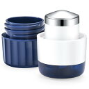 【送料無料】Fullicon 3in1 ピルクラッシャー ステンレス製粉砕ヘッド付き 錠剤クラッシャー 薬クラッシャー 錠剤を粉にする 薬磨り潰し 薬を砕く 錠剤を砕く道具 ピルカッター 薬カッター 2分割 携帯用 持ち運び ブラシ付き「Trio SafeCrusher」(インディゴ)
