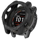 HeeNia Garmin EPIX Pro 47mm/Garmin Fenix 7 Pro/Garmin Fenix 7 47MM 対応 ケース シリコン材質 保護ケース カバー 衝撃吸収 超軽量 柔軟 衝撃防止 擦り傷防止 保護カバー Garmin EPIX Pro 47mm/Garmin Fenix 7 Pro/Garmin Fenix 7 47MM 用 (ブラック)