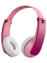 【送料無料】JVCケンウッド JVC HA-KD10W-P ワイヤレスヘッドホン Bluetooth 子供向け ピンク 最大16h再生 マイク付き 軽量 音量制限機能 ステッカー付 オンライン授業