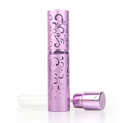 【送料無料】TUANR 10ml香水スプレーボトル 回転パターンの高級陽極酸化アルミニウムスプレーボトル ポータブル空ボトルアトマイザー詰め替え 香水スプレーボ...