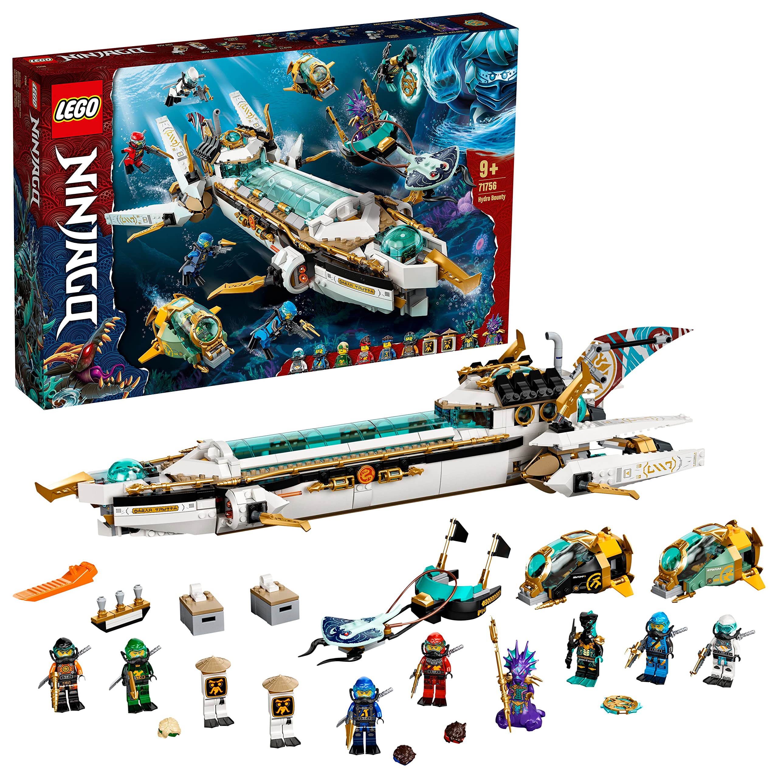 【送料無料】レゴ(LEGO) ニンジャゴー 水中戦艦バウンティ号 71756 おもちゃ ブロック プレゼント 忍者..