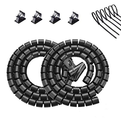 【送料無料】VIWIEU コード まとめ 配線 隠し大直経電気ケーブル カバー 防水 整理収納 制御ケーブル用..