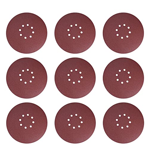 【送料無料】Utoolmart サンドペーパー ディスクペーパー ダブルアクション マジック ペーパー 研磨 やすり サンダー サンディングディスク 8穴あき 電動サンダー用 サンディングパット 木工用 ランダムアクションサンダー用 サンディング 研磨 サンダー用紙やすり丸型